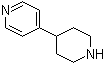 4-(4-吡啶基)哌啶分子结构 (CAS 581-45-3)