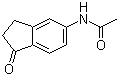 结构式 CAS# 58161-35-6, N-(1-氧代-2,3-二氢-1H-茚-5-基)乙酰胺