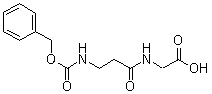 结构式 CAS# 58171-88-3, N-[苯甲氧羰基]-beta-丙氨酰甘氨酸