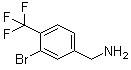 结构式 CAS# 581813-19-6, 3-溴-4-(三氟甲基)苯甲胺
