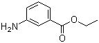 结构式 CAS# 582-33-2, 3-氨基苯甲酸乙酯; 间氨基苯甲酸乙酯