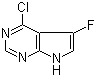structure of CAS# 582313-57-3, 4-Chloro-5-fluoro-7H-pyrrolo[2,3-d]pyrimidine
