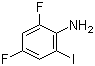 2,4-Difluoro-6-iodobenzenamine molecular structure (CAS 582319-15-1)