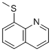 8-(甲硫基)喹啉分子结构 (CAS 5825-25-2)