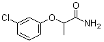 2-(3-Chlorophenoxy)propionamide molecular structure (CAS 5825-87-6)