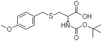Boc-S-(4-methoxybenzyl)-D-cysteine molecular structure (CAS 58290-35-0)