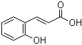 structure of CAS# 583-17-5, 2-Hydroxycinnamic acid;3-(2-Hydroxyphenyl)-2-propenoic acid