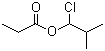 structure of CAS# 58304-65-7, 1-Chloroisobutyl propionate