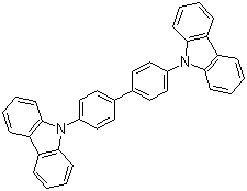 4,4'-Bis(N-carbazolyl)-1,1'-biphenyl molecular structure (CAS 58328-31-7)