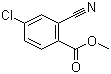 structure of CAS# 58331-97-8, Methyl 4-chloro-2-cyanobenzoate