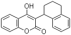 4-羟基-3-(1,2,3,4-四氢-1-萘基)香豆素分子结构 (CAS 5836-29-3)