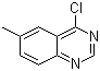 4-氯-6-甲基喹唑啉分子结构 (CAS 58421-79-7)