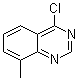 结构式 CAS# 58421-80-0, 4-氯-8-甲基喹唑啉