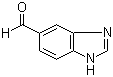 结构式 CAS# 58442-17-4, 1H-苯并咪唑-5-甲醛