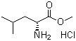 D-亮氨酸甲酯盐酸盐分子结构 (CAS 5845-53-4)