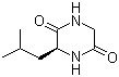 Cyclo(glycyl-L-leucyl) molecular structure (CAS 5845-67-0)