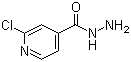 structure of CAS# 58481-04-2, 2-Chloroisonicotinohydrazide;2-Chloropyridine-4-carbohydrazide