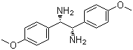 1S,2S-1,2-Di(4'-methoxyphenyl)-1,2-diaminoethan molecular structure (CAS 58520-03-9)