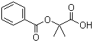2-(苯甲酰氧基)-2-甲基丙酸分子结构 (CAS 58570-00-6)