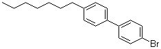 4-Bromo-4'-heptyl-1,1'-biphenyl molecular structure (CAS 58573-93-6)