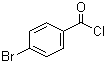 structure of CAS# 586-75-4, 4-Bromobenzoyl chloride;p-Bromobenzoyl chloride