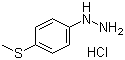 4-(Methylthio)phenylhydrazine hydrochloride molecular structure (CAS 58626-97-4)