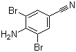 结构式 CAS# 58633-04-8, 4-氨基-3,5-二溴苯腈