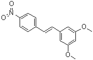 structure of CAS# 586410-18-6, 1,3-Dimethoxy-5-[(1E)-2-(4-nitrophenyl)ethenyl]benzene
