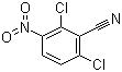 2,6-二氯-3-硝基苯甲腈分子结构 (CAS 5866-98-8)