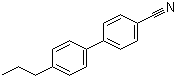 结构式 CAS# 58743-76-3, 4-丙基-4'-氰基联苯