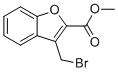 3-(溴甲基)-2-苯并呋喃甲酸甲酯分子结构 (CAS 58763-73-8)