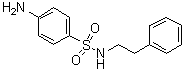 structure of CAS# 587850-67-7, 4-Amino-N-(2-phenylethyl)benzenesulfonamide;C 7280948