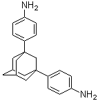 1,3-双(4-氨基苯基)金刚烷分子结构 (CAS 58788-79-7)