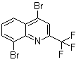 4,8-Dibromo-2-(trifluoromethyl)quinoline molecular structure (CAS 587885-93-6)