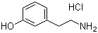 3-Hydroxyphenethylamine hydrochloride molecular structure (CAS 588-05-6)