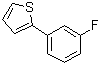 structure of CAS# 58861-49-7, 2-(3-Fluorophenyl)thiophene