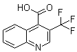 结构式 CAS# 588702-65-2, 3-(三氟甲基)-4-喹啉羧酸