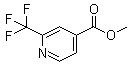 结构式 CAS# 588702-68-5, 2-(三氟甲基)-4-吡啶羧酸甲酯