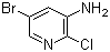 2-Chloro-3-amino-5-bromopyridine molecular structure (CAS 588729-99-1)