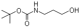 N-(3-羟丙基)氨基甲酸叔丁酯分子结构 (CAS 58885-58-8)