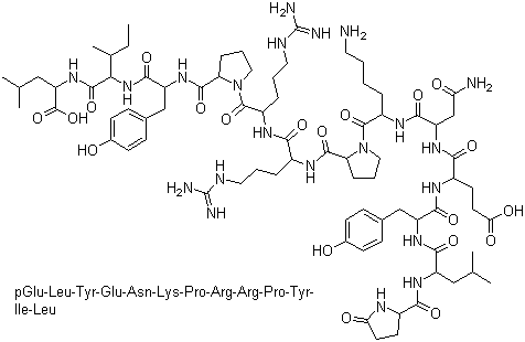 Neurotensin molecular structure (CAS 58889-67-1)
