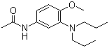 3-(N,N-Dipropyl)amino-4-methoxyacetanilide molecular structure (CAS 58890-56-5)