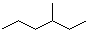 structure of CAS# 589-34-4, 3-Methylhexane;(±)-3-Methylhexane; 2-Ethylpentane; NSC 73937