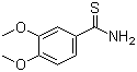 3,4-Dimethoxythiobenzamide molecular structure (CAS 58952-14-0)