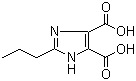 2-Propyl-1H-imidazole-4,5-dicarboxy acid molecular structure (CAS 58954-23-7)