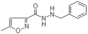 structure of CAS# 59-63-2, Marplan;5-Methyl-3-isoxazolecarboxylic acid 2-benzylhydrazide; BMIH; Benazide; Enerzer; Isocarboxazid; Isocarboxazide; 1-Benzyl-2-(5-methyl-3-isoxazolyl-carbonyl)hydrazine; Marplon; NSC 169893
