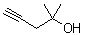 结构式 CAS# 590-37-4, 2-甲基-4-戊炔-2-醇