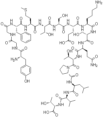 structure of CAS# 59004-96-5, alpha-Endorphin (sheep);Porcine alpha-endorphin; alpha-Endorphin (human); alpha-Endorphin (pig); alpha-Endorphin (porcine)