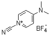 structure of CAS# 59016-56-7, 1-Cyano-4-(dimethylamino)pyridinium tetrafluoroborate