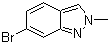 6-Bromo-2-methyl-2H-indazole molecular structure (CAS 590417-95-1)